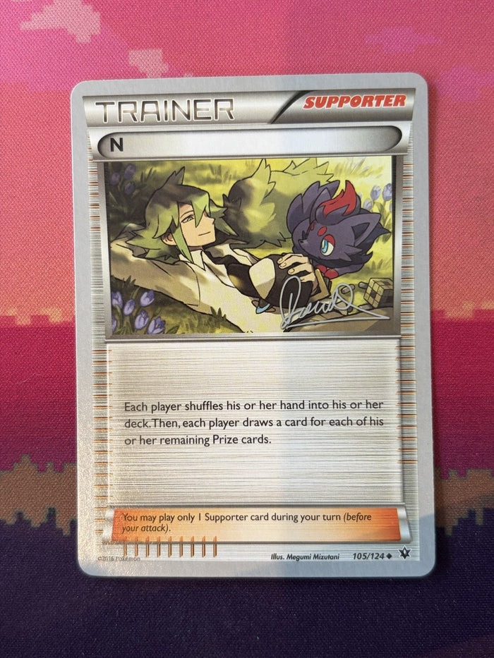 Pokemon Card N Fates Collide World Championships 105/124 Near Mint