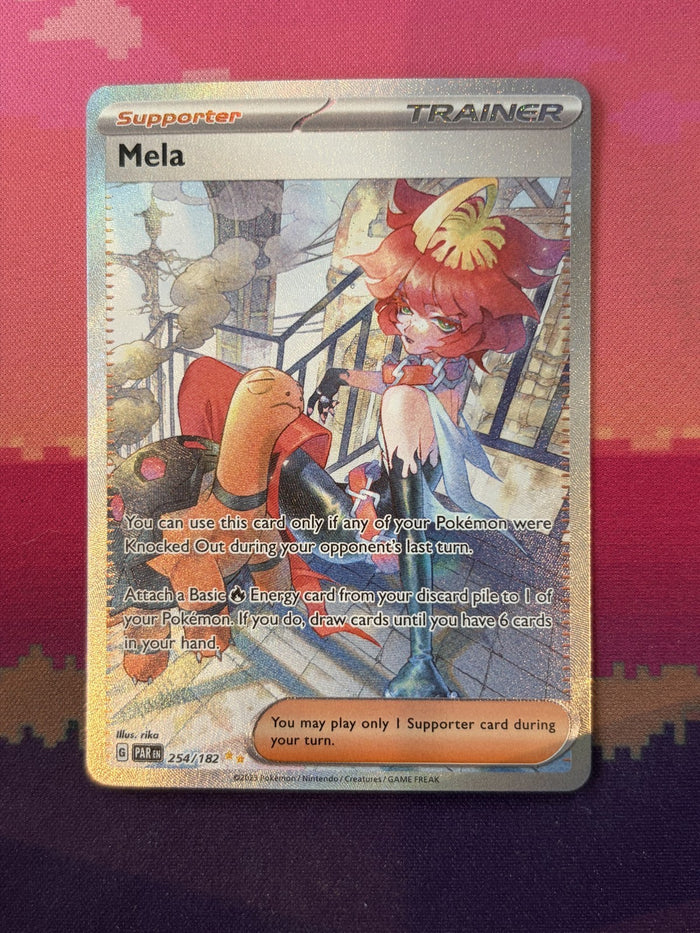Pokemon Card Mela Paradox Rift Special Illustration Rare 254/182 Near Mint