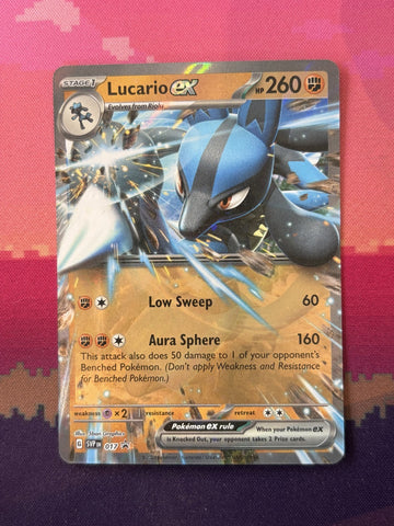 Pokemon Card Lucario ex Scarlet & Violet Promo SVP017 Near Mint