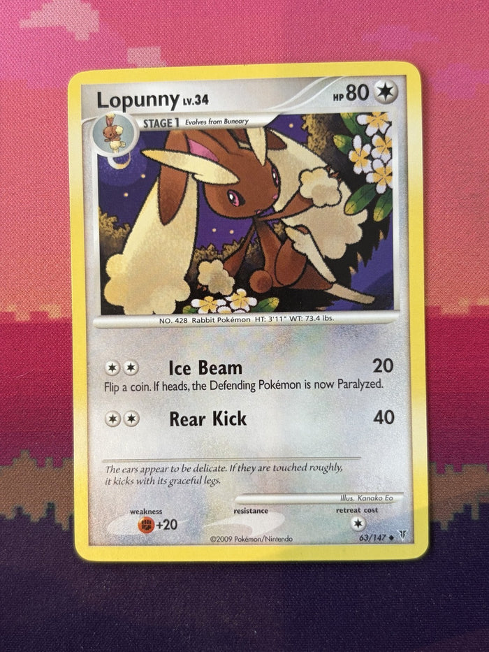 Pokemon Card Lopunny Lv.34 Supreme Victors Uncommon 63/147 Near Mint