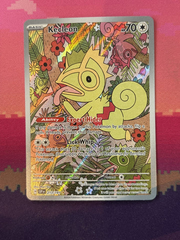 Pokemon Card Kecleon Surging Sparks Illustration Rare 213/191 Near Mint