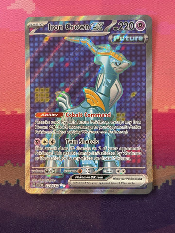 Pokemon Card Iron Crown ex Temporal Forces Ultra Rare 191/162 Near Mint