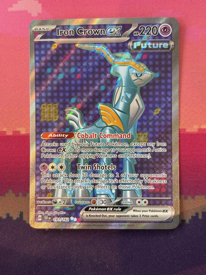 Pokemon Card Iron Crown ex Temporal Forces Ultra Rare 191/162 Near Mint