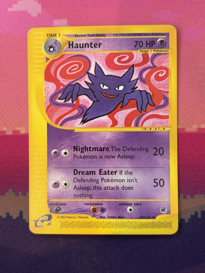 Pokemon Card Haunter Expedition Base Set Uncommon 80/165 Near Mint