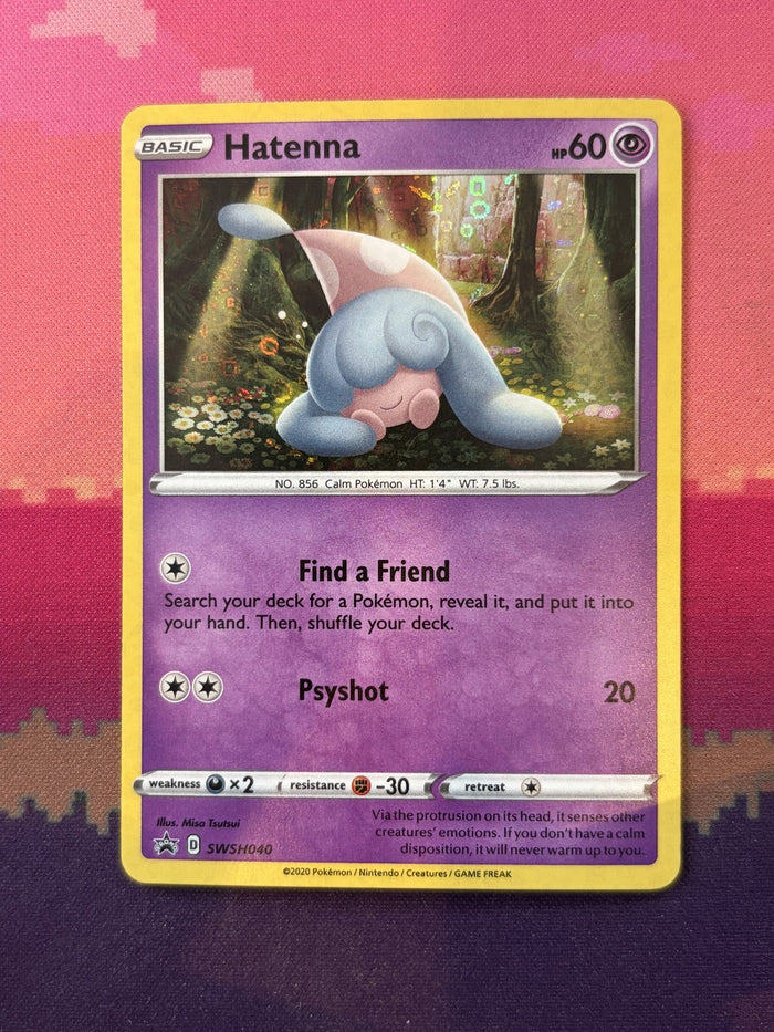 Pokemon Card Hatenna General Mills Promo SWSH040 Near Mint
