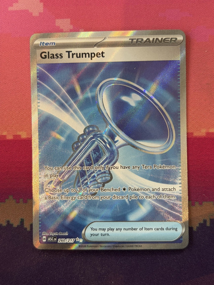 Pokemon Card Glass Trumpet Ascended Heroes Ultra Rare 260/217 Near Mint