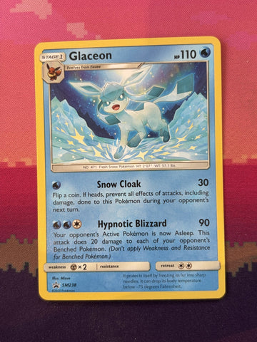 Pokemon Card Glaceon Sun & Moon Promo SM238 Near Mint