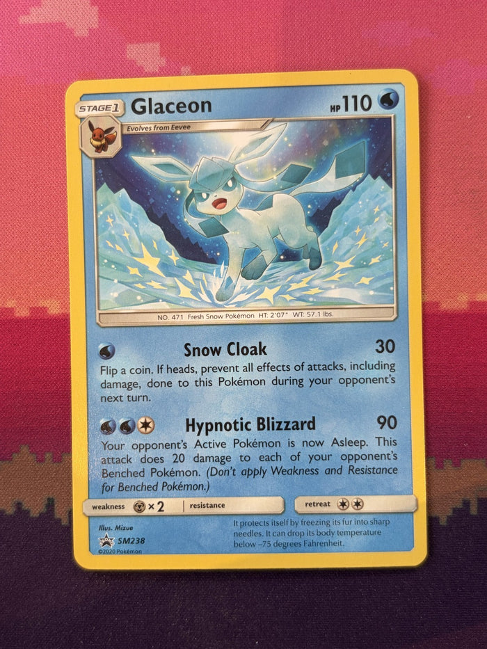 Pokemon Card Glaceon Sun & Moon Promo SM238 Near Mint