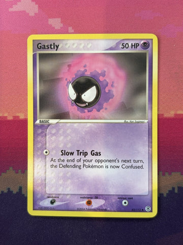 Pokemon Card Gastly EX FireRed Common 63/112 Near Mint