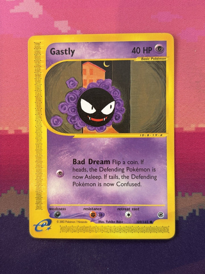 Pokemon Card Gastly Expedition Common 109/165 Near Mint