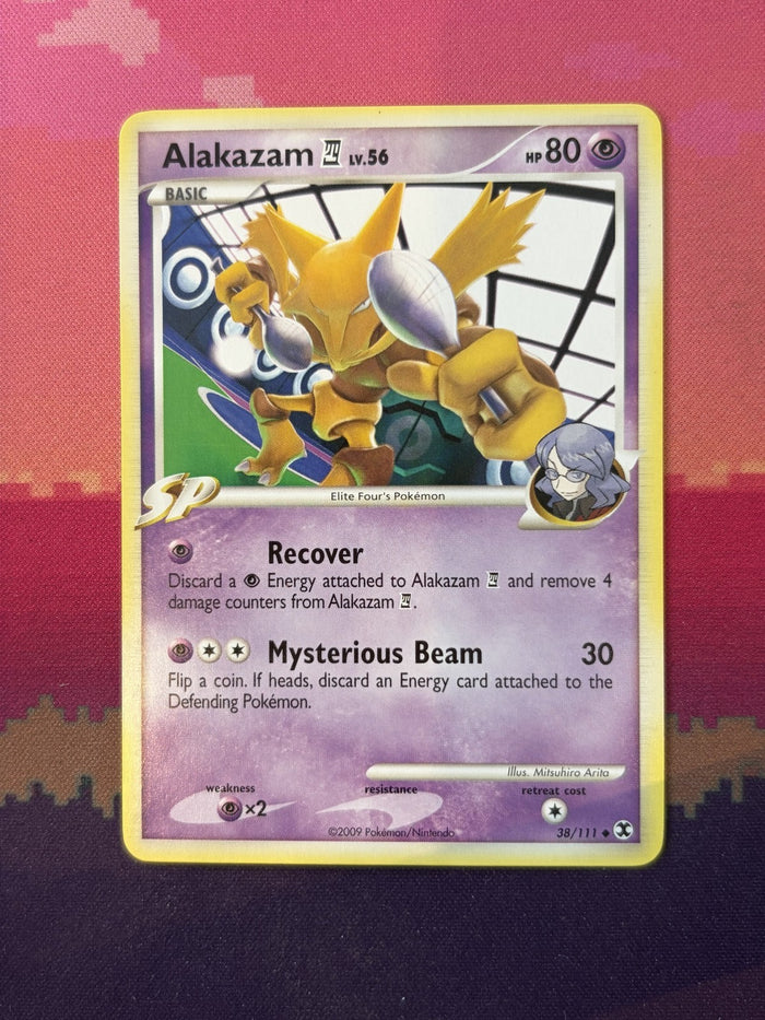 Pokemon Card Alakazam Rising Rivals Uncommon 38/111 Near Mint