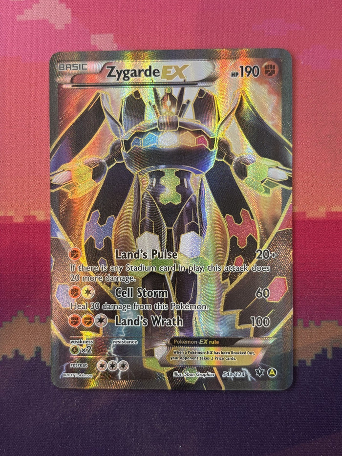 Pokemon Card Zygarde EX Fates Collide Ultra Rare 54a/124 Near Mint