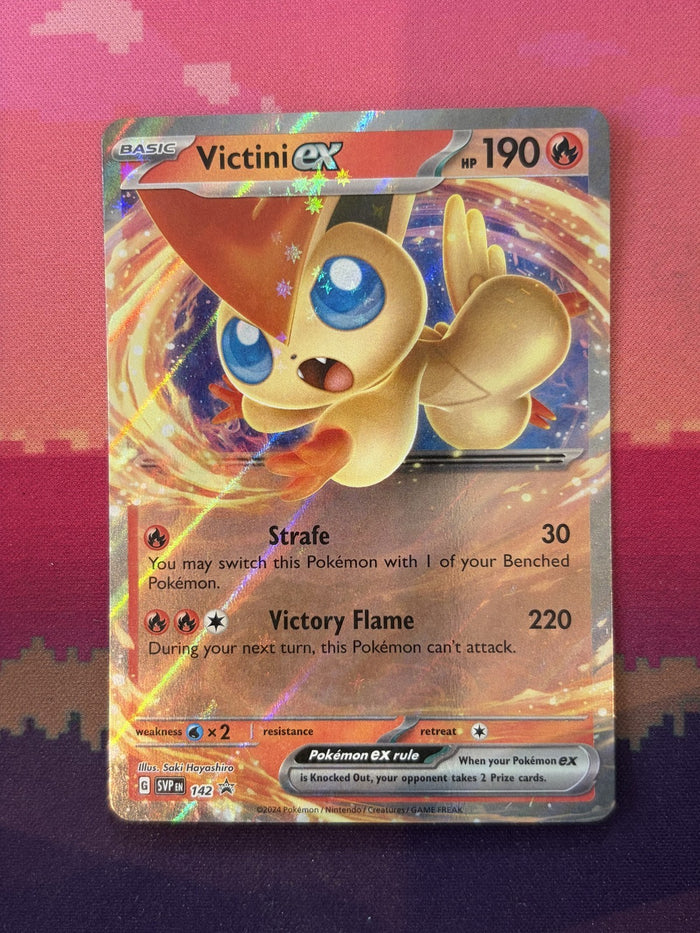 Pokemon Card Victini ex Scarlet & Violet Promo 142 Near Mint