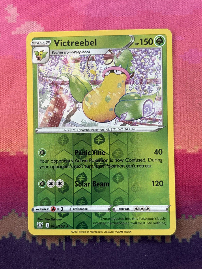 Pokemon Card Victreebel Battle Styles Reverse Holo 003/163 Near Mint
