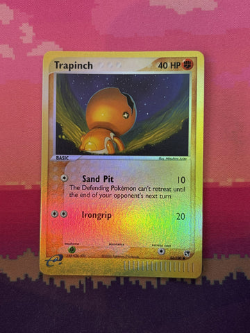 Pokemon Card Trapinch EX Sandstorm Reverse Holo 82/100 Near Mint