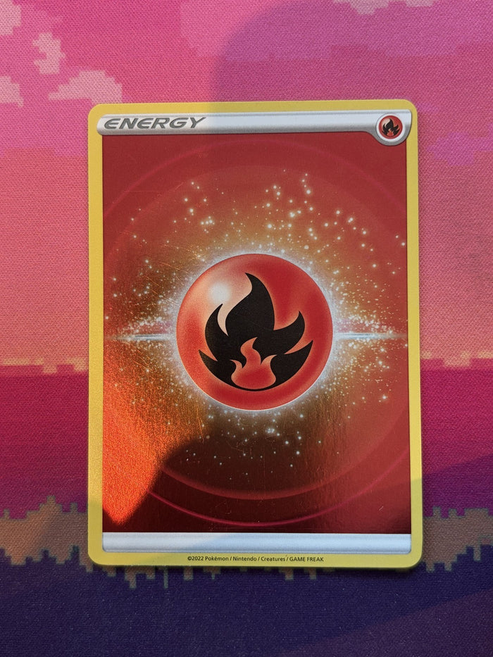 Pokemon Card Fire Energy Sword & Shield Common No Number Near Mint