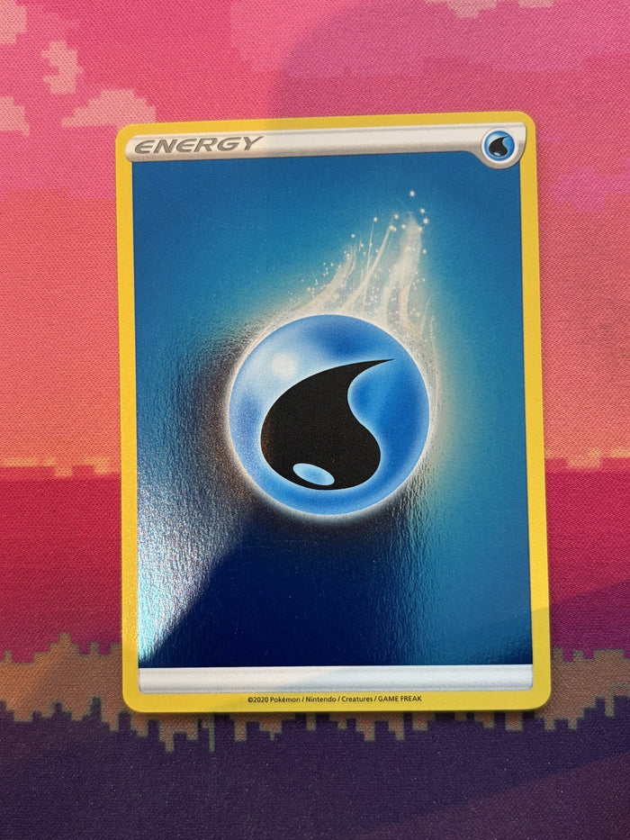 Pokemon Card Water Energy Sword & Shield Common No Number Near Mint
