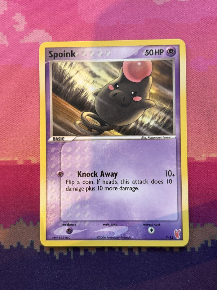 Pokemon Card Spoink EX Trainer Kit 2 Common 7/12 Near Mint