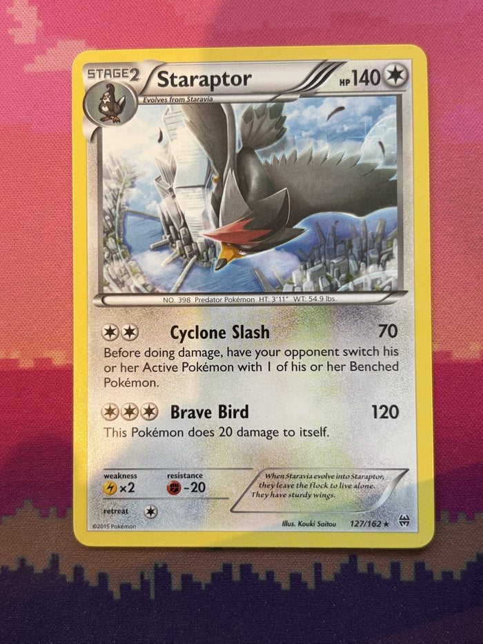 Pokemon Card Staraptor BREAKthrough Rare 127/162 Near Mint