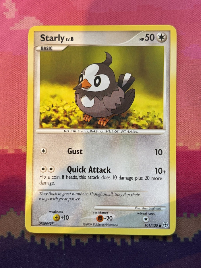 Pokemon Card Starly Diamond & Pearl Common 101/130 Near Mint