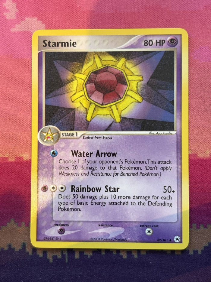 Pokemon Card Starmie Hidden Legends Uncommon 49/101 Near Mint
