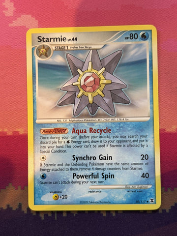 Pokemon Card Starmie Rising Rivals 50/111 Near Mint