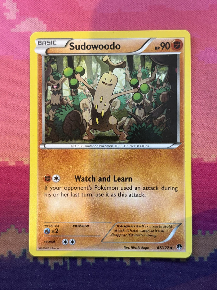 Pokemon Card Sudowoodo BREAKpoint Uncommon 67/122 Near Mint