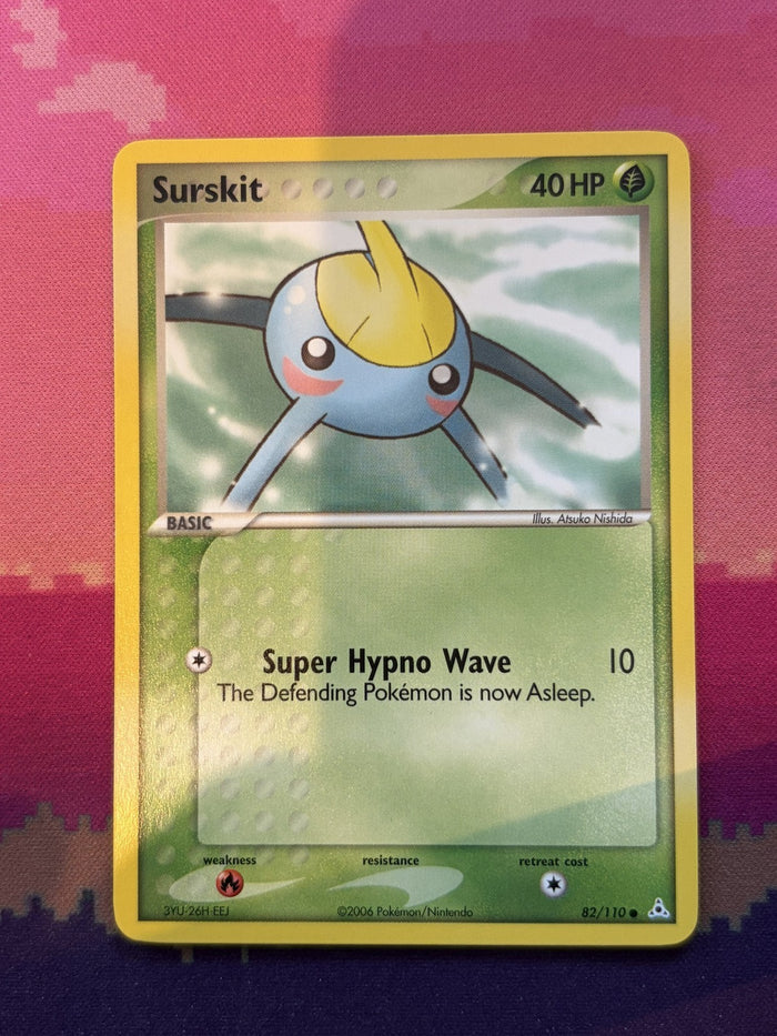 Pokemon Card Surskit Holon Phantoms Common 82/110 Near Mint