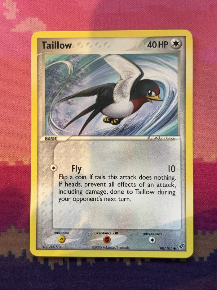 Pokemon Card Taillow Deoxys Common 80/107 Near Mint