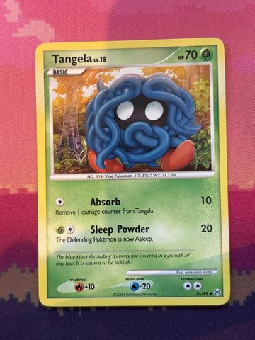 Pokemon Card Tangela Arceus Common 76/99 Near Mint