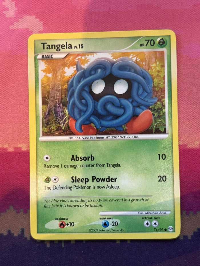 Pokemon Card Tangela Arceus Common 76/99 Near Mint