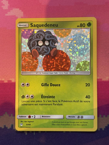 Pokemon Card Tangela French McDonald's 2019 Holo 6/40 Near Mint