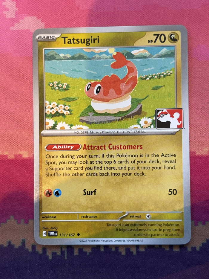 Pokemon Card Tatsugiri Prize Pack Uncommon 131/167 Near Mint