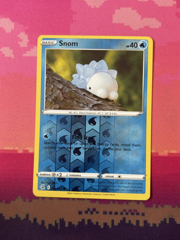 Pokemon Card Snom Fusion Strike Reverse Holo 084/264 Near Mint