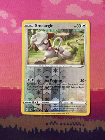 Pokemon Card Smeargle Evolving Skies Reverse Holo 128/203 Near Mint