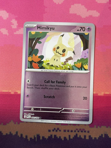 Pokemon Card Mimikyu Phantasmal Flames Reverse Holo 042/094 Near Mint