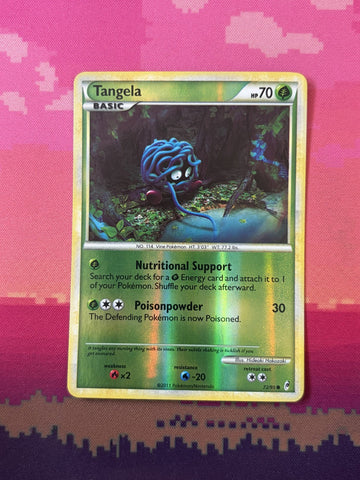 Pokemon Card Tangela Call of Legends Reverse Holo 72/95 Near Mint
