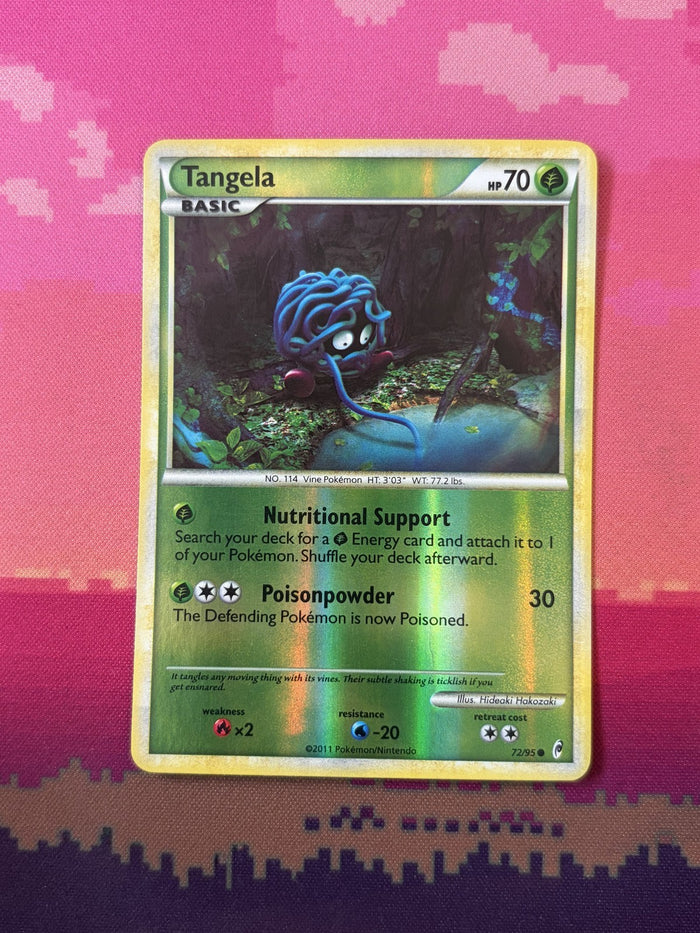 Pokemon Card Tangela Call of Legends Reverse Holo 72/95 Near Mint