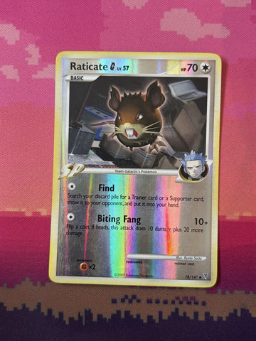Pokemon Card Raticate G Supreme Victors Reverse Holo 78/147 Near Mint