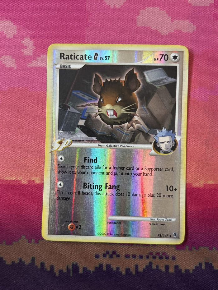 Pokemon Card Raticate G Supreme Victors Reverse Holo 78/147 Near Mint