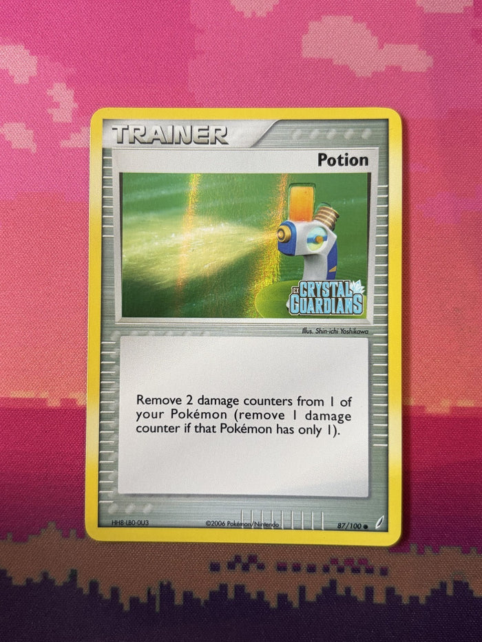 Pokemon Card Potion Crystal Guardians Reverse Holo 87/100 Near Mint