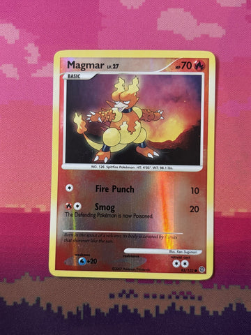 Pokemon Card Magmar Secret Wonders Reverse Holo 93/132 Near Mint
