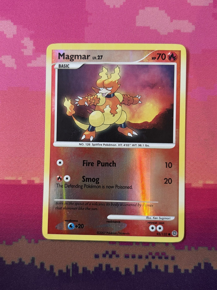 Pokemon Card Magmar Secret Wonders Reverse Holo 93/132 Near Mint