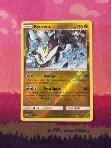 Pokemon Card Kyurem Dragon Majesty Reverse Holo 47/70 Near Mint