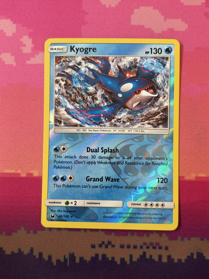 Pokemon Card Kyogre Celestial Storm Reverse Holo 46/168 Near Mint