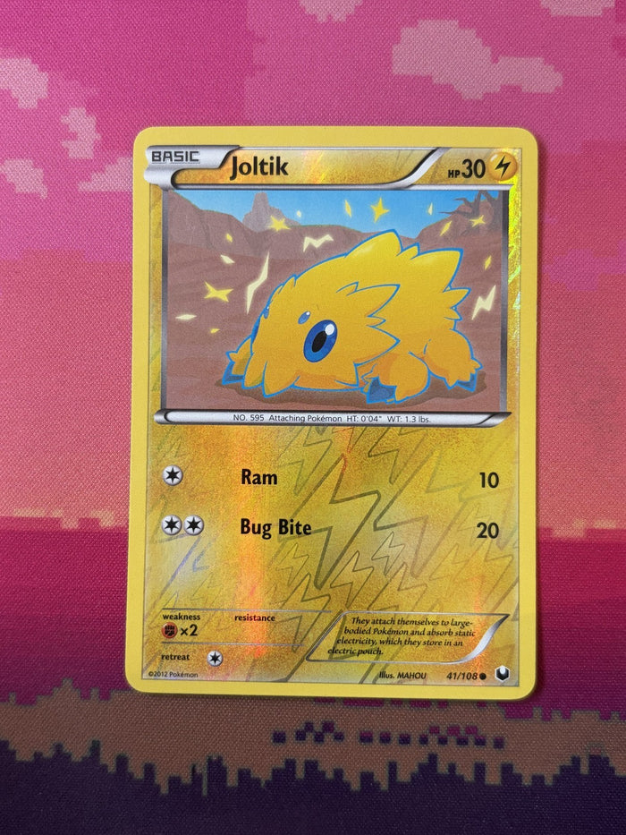 Pokemon Card Joltik Dark Explorers Reverse Holo 41/108 Near Mint