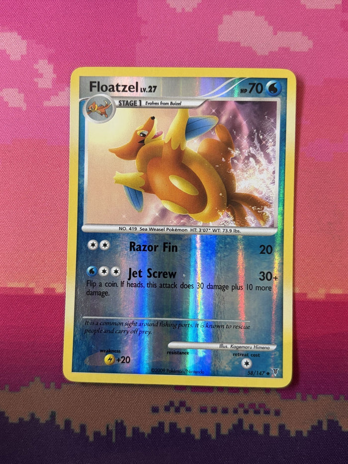 Pokemon Card Floatzel LV.27 Supreme Victors Reverse Holo 58/147 Near Mint