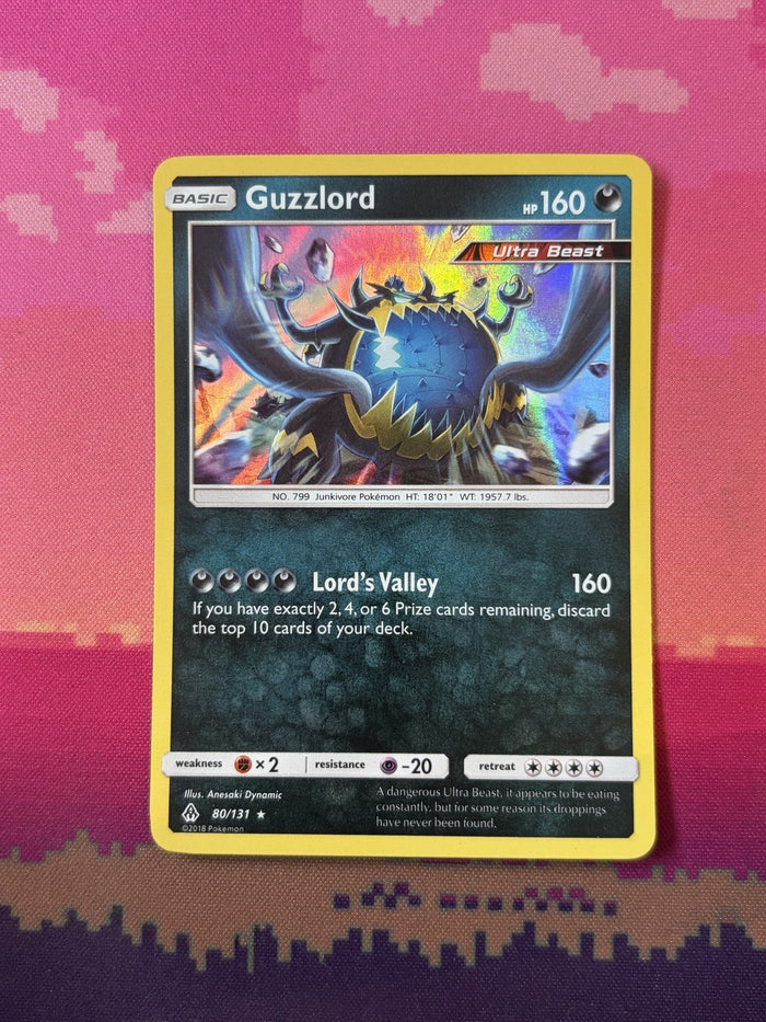 Pokemon Card Guzzlord Forbidden Light Reverse Holo 80/131 Near Mint