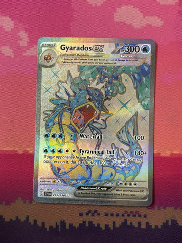 Pokemon Card Gyarados ex Scarlet & Violet Base Ultra Rare 225/198 Near Mint