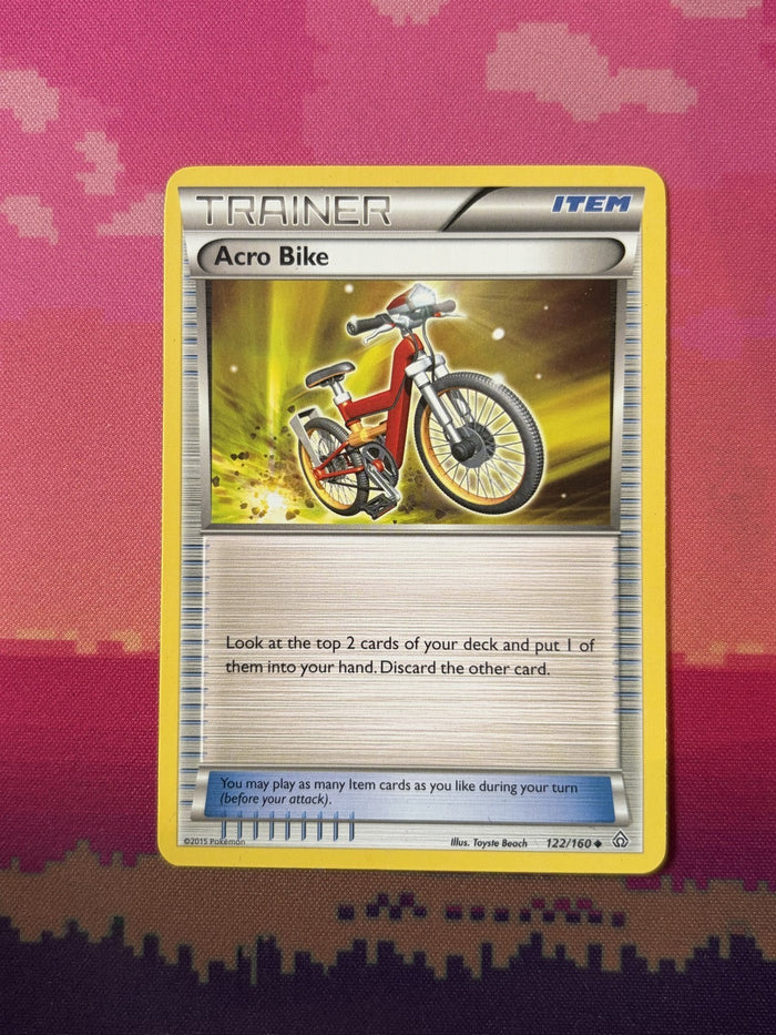 Pokemon Card Acro Bike Primal Clash Uncommon 122/160 Near Mint